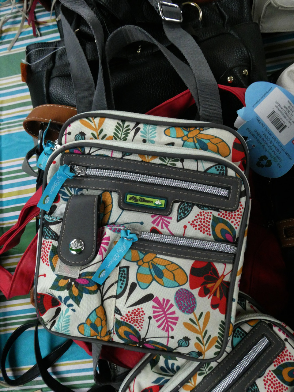 lily bloom butterfly purse