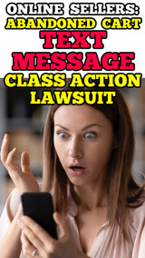 eCommerce: Abandoned Cart TEXT MESSAGE Lawsuit (Interesting Class Action!)