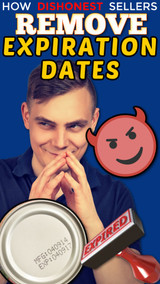 How Dishonest Sellers REMOVE Expiration Dates from Products