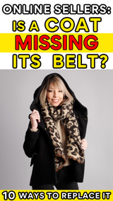 What to Do if a Coat is Missing it's Belt: 10 Solutions for Online Sellers