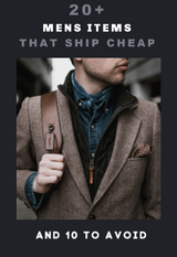 20 Mens Items to Sell that Ship Cheap and 8 to Avoid! Lightweight Mens Merchandise that Can Ship First Class