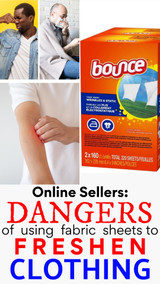 Online Sellers: STOP Using Fabric Softener Dryer Sheets in Your Outgoing Orders! 