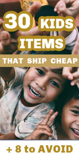 Kids Lightweight Wholesale Items That Ship CHEAP (First Class) Inside the USA + Shipping Tips Guide