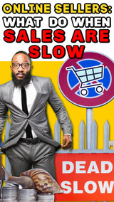 Online Sellers: What to Do When Sales are Few and Slow 