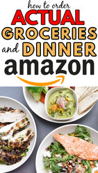 How to Order Groceries & DINNER through Amazon! Sushi, Salads, Soup, Cheese, Meat & More! 