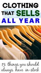 Best Clothing Items to Sell All Year Long! Trans-Seasonal Dressing 