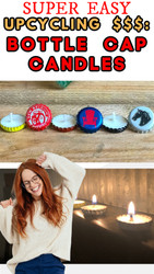 Upcycling: Making Candles from Bottle Caps 