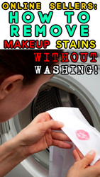 How to Remove Makeup from Clothing WITHOUT Washing