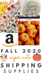 Cute Shipping Supplies for FALL 2020 on Amazon Prime!