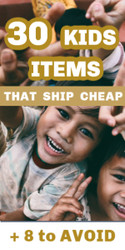 Kids Lightweight Wholesale Items That Ship CHEAP (First Class) Inside the USA + Shipping Tips Guide