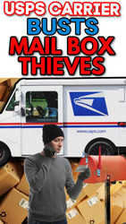 USPS Mail Carrier Busts Mailbox Thieves in California 