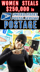 Woman Busted Stealing $250,000 in Postage from USPS