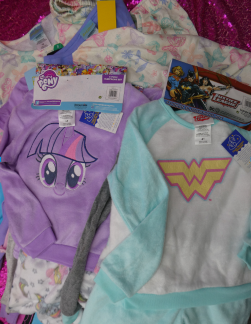 10pc GIRLS Designer PJ Sets #16254x (p-3-2)