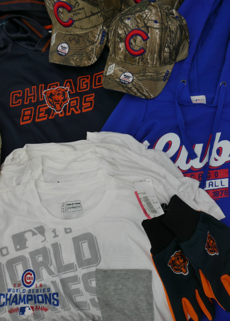 17pc MENS Chicago CUBS Bears Illinois #17161H (p-4-3)