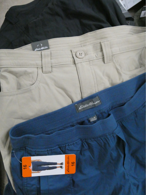 17pc Womens *ONLY EDDIE BAUER* Joggers & Capris #20057H ()