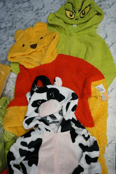 14pc Mens & Womens Character Sleepers Cow POOH Grinch AMERICA #27969d (C-4-1)