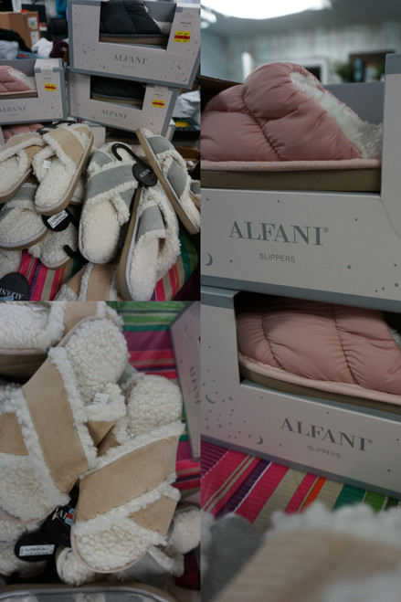 16prs Womens Alfani Slippers & Boxed Slipper Gifts #28742G (I-4-7)