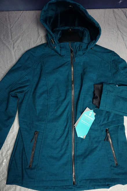 16pc Womens $100 FREE COUNTRY Windshear Jackets TEAL #28897B (H-3-3/4)