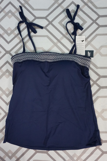 22pc $80 LANDS END Navy Blue TANKINI Tops 0/2-14 #30203 (V-2-6)