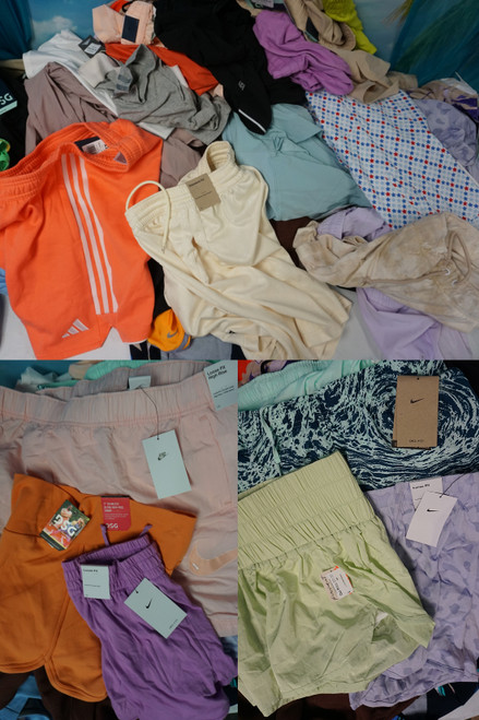 76pc Family Active Shorts ADIDAS Free People NIKE & More #31743H (B-9-4)