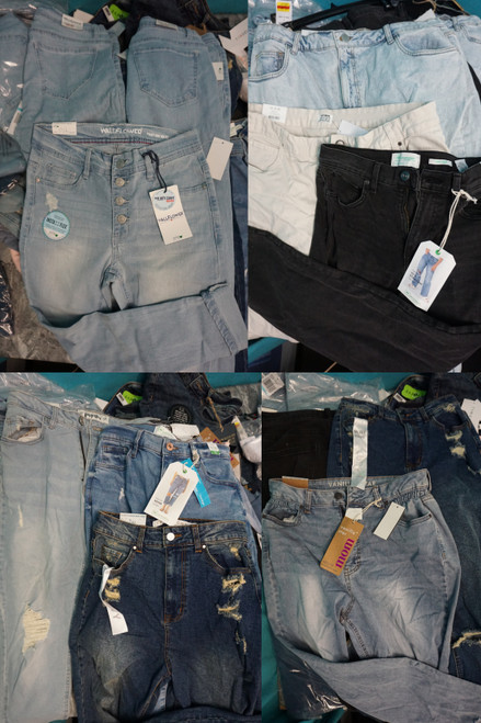 40pc Jrs Plus & Regular Sizes Jeans COTTON ON Dollhouse CELEB PINK Wallflower #32272F (XXYY-2)