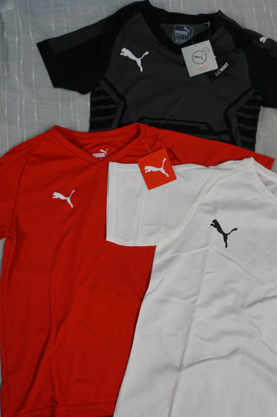 28pc PUMA Kids Tees 3 Styles OVERSTOCKS #29580G (L-3-4)