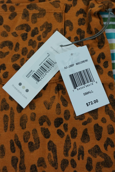 69pc $4,968 in Womens THREE DOTS Animal Print Tees #25959Q-LC (Y-9-1)