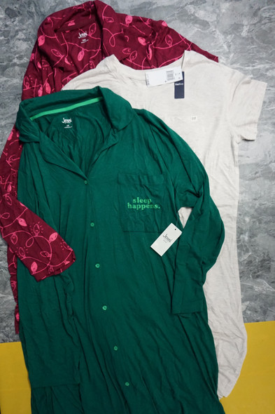 10pc Womens Jenni & GAP Sleep Gowns / Night Shirts #33085w (O-1-3)