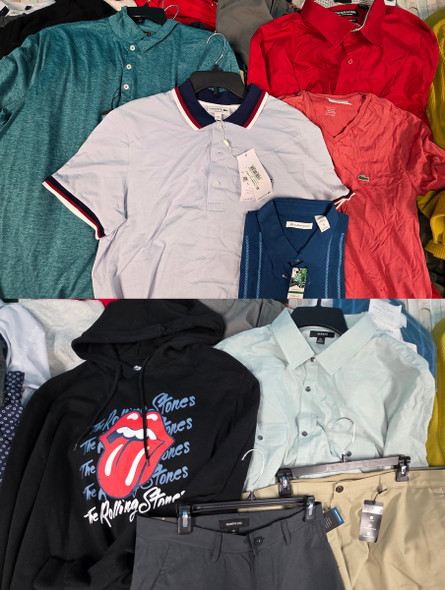 50pc Mens CubaVera LACOSTE Nautica KENNETH COLE Alfani KORS Bass #35148J (J-2-4)