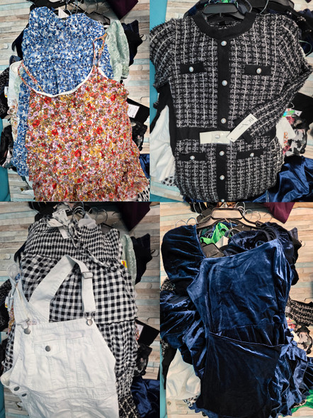 39pc Juniors Dresses & Rompers BCX Trixxi HIPPIE ROSE #35208v (G-1-2)