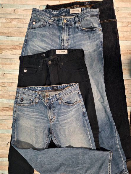 80pc Grab Bag MENS AG Adriano Goldschmied JEANS #35261F ()