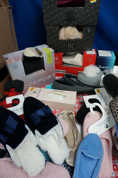 21prs Womens Slippers ROCKPORT Isotoner CHARTER Inc #24491F (Y-9-5)