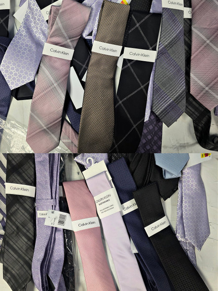 50pc Mens $69.50 CALVIN KLEIN NECK TIES #35296A (A-1-5)
