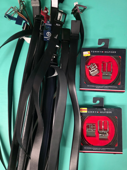 19pc Mens BELTS Hilfiger PERRY ELLIS Penguin #35301A (A-3-5)