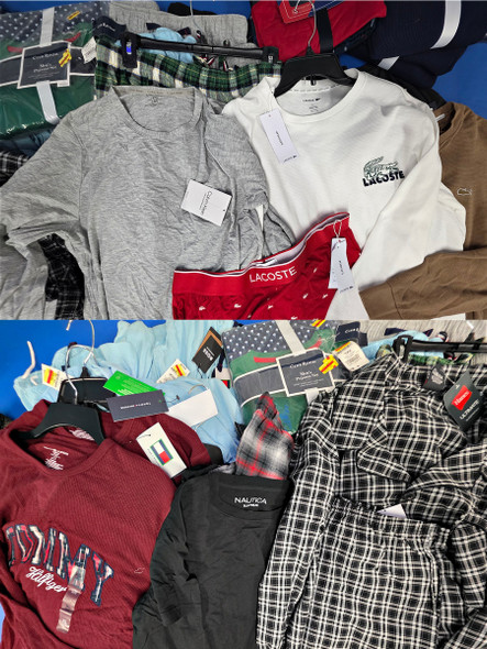 53+pc Mens Sleep & Lounge HILFIGER Lacoste BOSS Club Room NAUTICA  #35340b (G-8-2)
