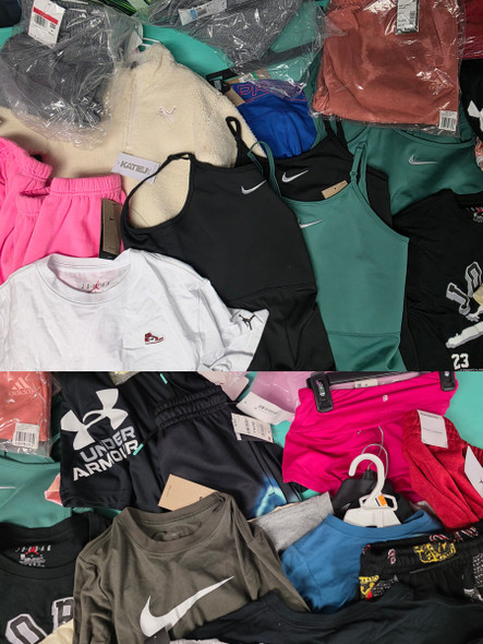 46+pc Kids NIKE Puma COLUMBIA KatieJ  - Sweats ROMPERS Tees SET #35384K (G-9-2)