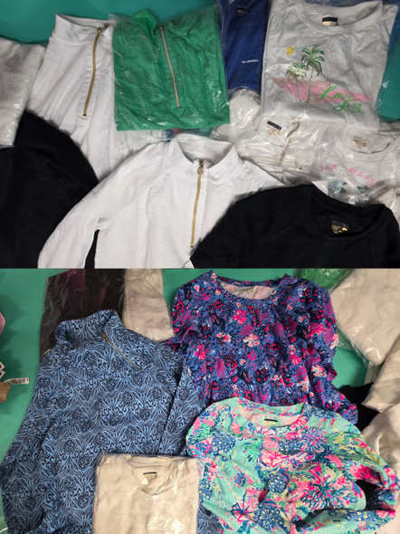 25pc LILLY PULITZER Luxletic Collection - MOSTLY SWEATSHIRTS #35402J (B-11-2)