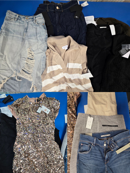 12pc $625 Milly $495 Proenza $328 FRAME Hudson CASHMERE #35411L (G-8-4)