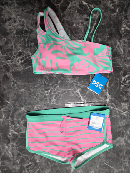 40pc Girls D-S-G PINK TROPICAL Swimwear SAME COLLECTION #35476R (G-4-3)