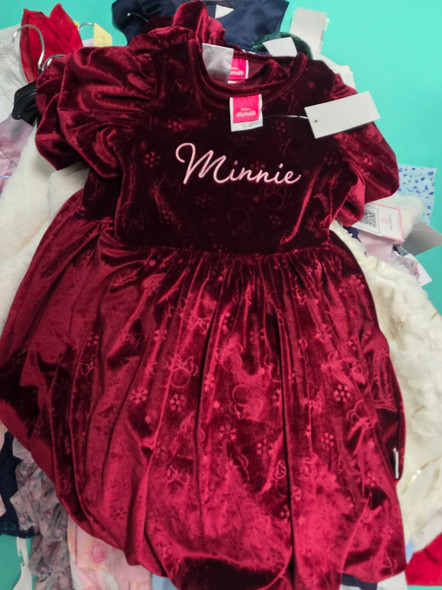 37+pc Girls Dresses KATIEJ Pink Chicken DISNEY Bardot AQUA #35661L (B-15-4)