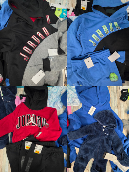 33+pc Kids Active LOTS OF NIKE / JORDAN Epic KATIEJ Adidas #35663L (G-9-4)