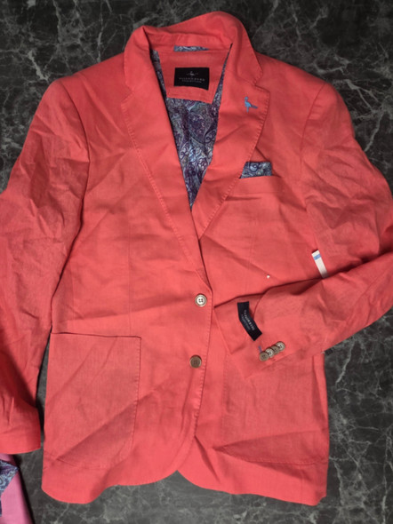 24pc Mens TAILOR BYRD Suit Jackets Sport Coats 38, 40, 42 #35711e ()