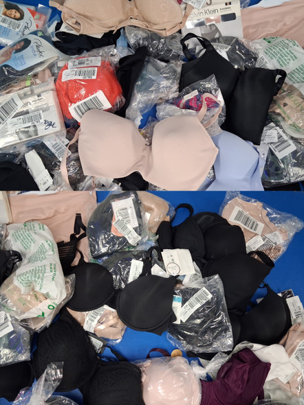 66+pc Bras Panties ELOMIE Wacoal CK Natori MAIDENFORM Store Returns #35947d (G-2-4)