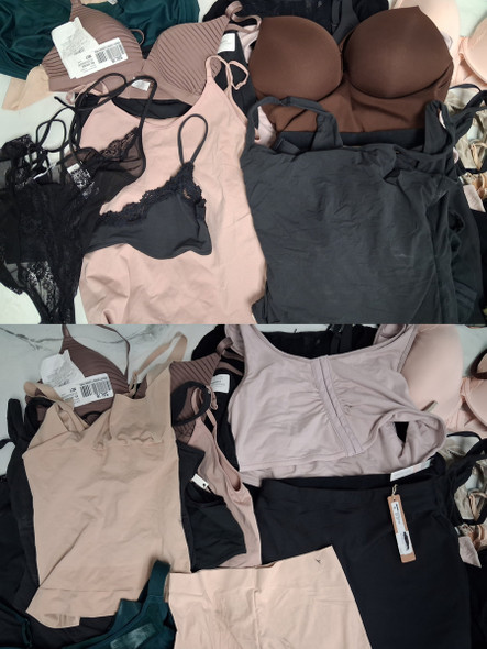 33+pc Intimates & Shapwear! LOTS OF SKlMS Spanx ELOMI #35974F (B-11-2)