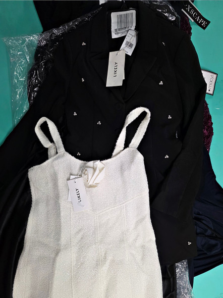 10pc Gowns & Fancy Dresses LIKELY Xscape BLONDIE NIGHTS Betsy & Adam #36107d (B-9-4)