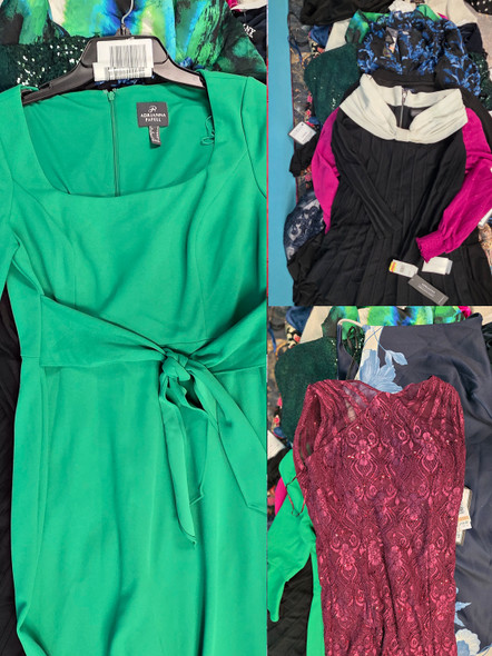 21pc DRESSES & GOWNS Edelman PAPELL Hilfiger DONNA KAREN #36110d (B-13-4)