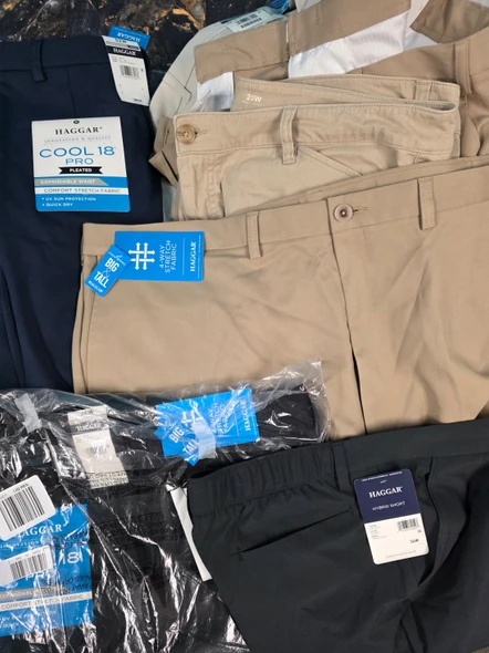 26pc MENS Shorts HAGGAR St Johns Bay #36121K (B-12-3)