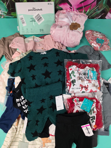 31+pc Baby Clothing Assortment POSH PEANUT Okie Dokie #36127K (B-4-4)