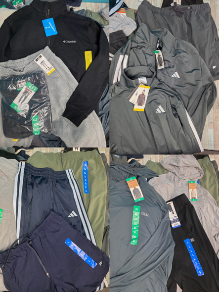 40pc Mens Active ADIDAS Eddie Bauer COLUMBIA Nike KIRKLAND #36144K (G-3-3)