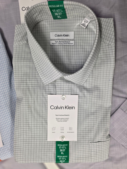 24pc Mens Calvin Klein Button-Ups  #36145K (G-1-4)